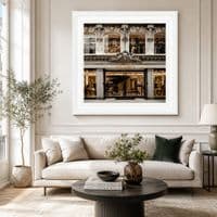 White Step Frame Dolce & Gabbana Wall Art 70x70cm