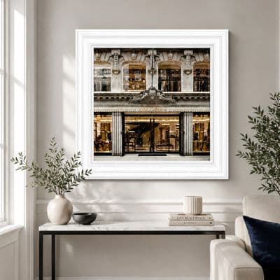 White Step Frame Dolce & Gabbana Wall Art 70x70cm