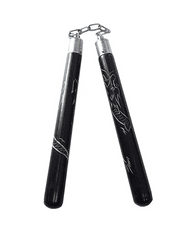 Black Dragon Nunchucks