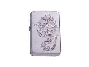 Brushed Etched Dragon Z Plus Lighter