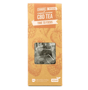 Canndid Time To Focus Strawberry & Raspberry CBD Tea 10mg