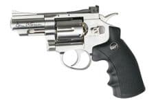 Dan Wesson 2.5" Silver Finish Revolver CO2 .177 Pellet Air Pistol