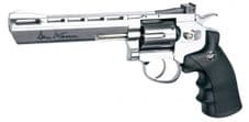 Dan Wesson 6" Silver Revolver CO2 .177 Pellet Air Pistol
