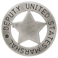 Deputy US Marshal Badge (Silver)