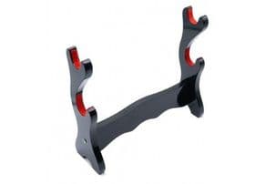 Double black lacquer Katana Stand