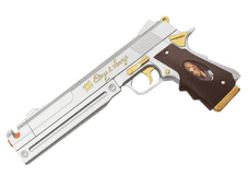 EBONY & IVORY FOAM GUN BLACK/SILVER