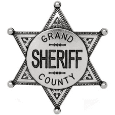 Grand County Sheriff Badge (Silver)