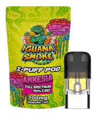 Iguana Smoke CBD I-PUFF Replacement 1ml Pod