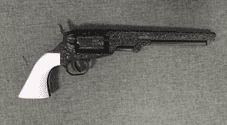 Navy Colt & Stand (Black)