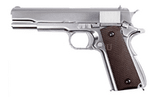WE 1911 Silver 4.5mm BB C02
