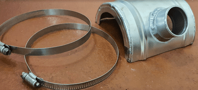 Cabin heat muff for ULPower/Rotax/Zenair