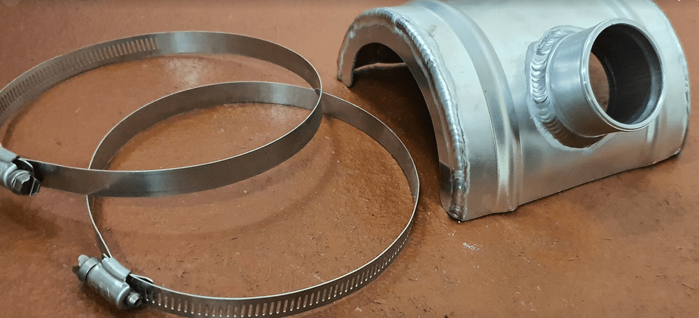 Cabin heat muff for ULPower/Rotax/Zenair