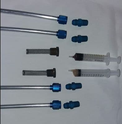 CH650 Aluminium fuel line for wings kit -6 / 3/8