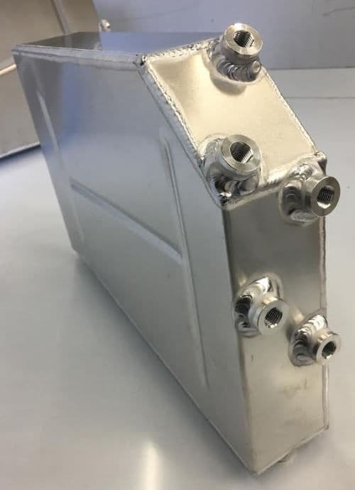 Fuel Header Tank Configuration CH750 Header tank with fuel FITTINGS and TPU buffers