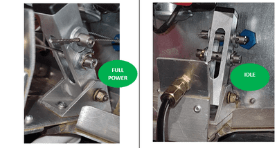 Throttle Crank -  2-cabin throttle to 1-throttle body