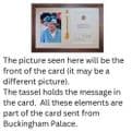 Anniversary/Birthday Frame for congratulatory Message from  HM THE QUEEN