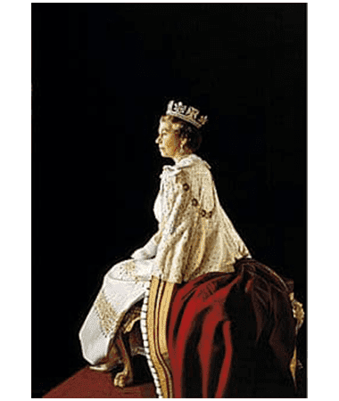 Fine Art Reproduction of The Late Queen Elizabeth II by Royal Portrait Painter Richard Stone - D3/RS
