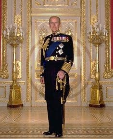 Official Image of The Late Duke of Edinburgh in the uniform - Full Length - D4/ML