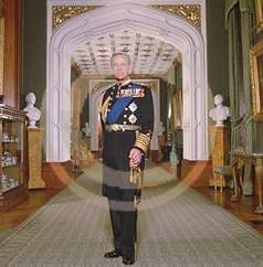 Official Image of The Late Duke of Edinburgh in the uniform - Full Length - D4/TO