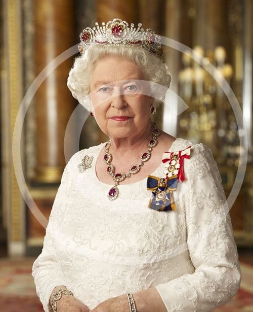 Official image of The Late Queen Elizabeth II in Canadian Orders - D1/CAN/JC