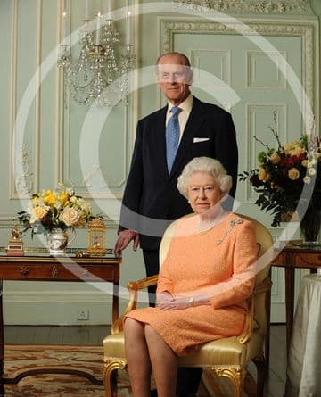 Official Image of The Late Queen Elizabeth II & The Late Duke of Edinburgh - D5/INF/JC
