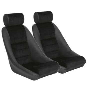 2x Cobra Classic RS Seats for Porsche 911 F-Model (1963-1973) including fitting kit