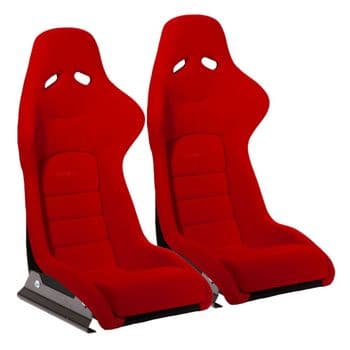 2x Cobra Nogaro Clubsport Ebisu Edition Seats for Porsche 911 993 (1994-1998) including fitting kit