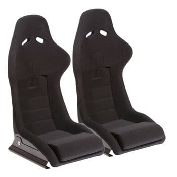 2x Cobra Nogaro Clubsport Seats for Aston Martin V12 Vantage (2005-2018) including fitting kit