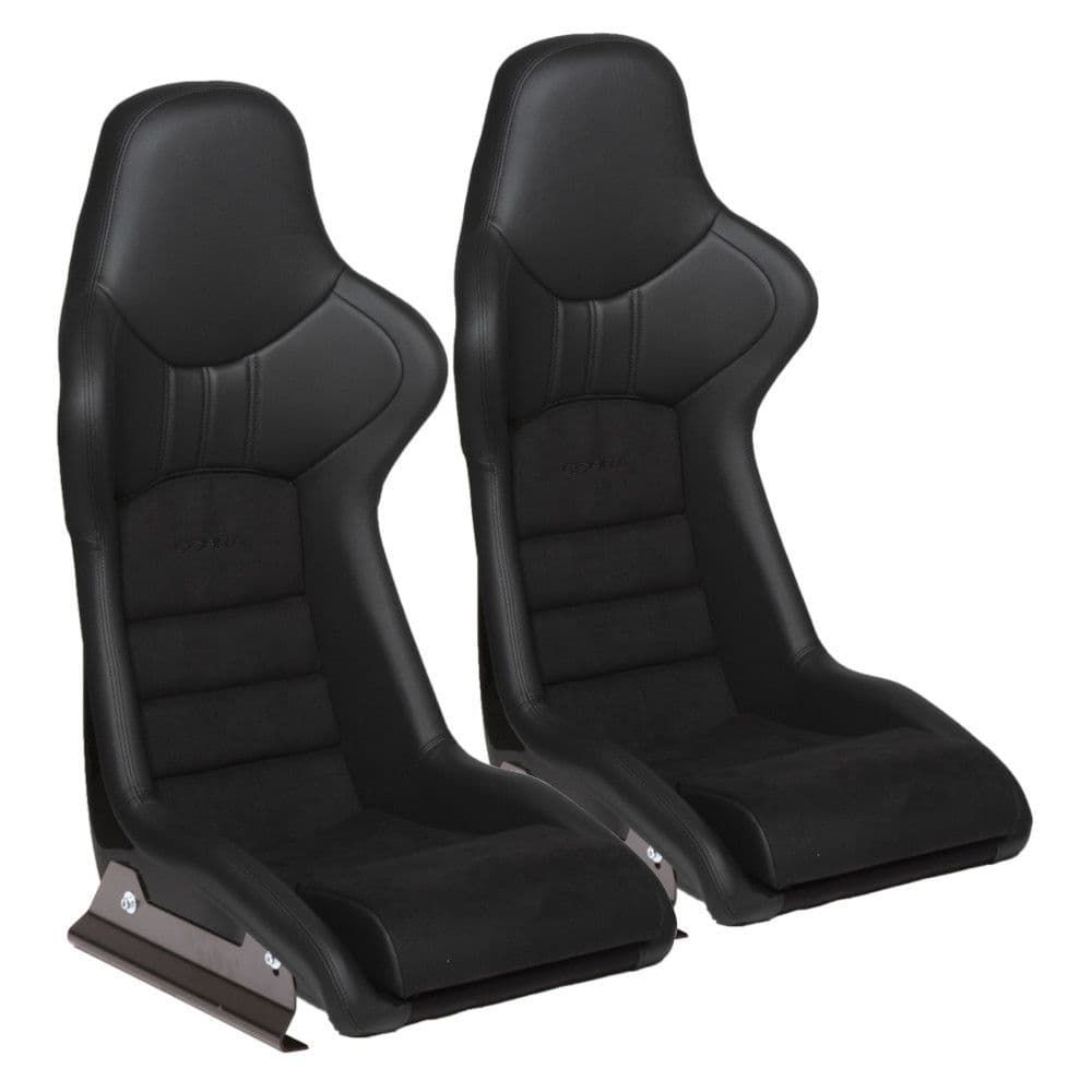 2x Cobra Nogaro Seats for Porsche Boxster 986 (1996-2004) including fitting kit