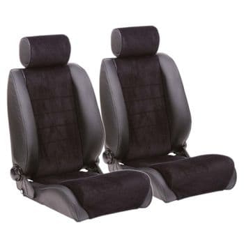 2x Cobra Stuttgart Seats for Porsche 911 F-Model (1963-1973) including fitting kit