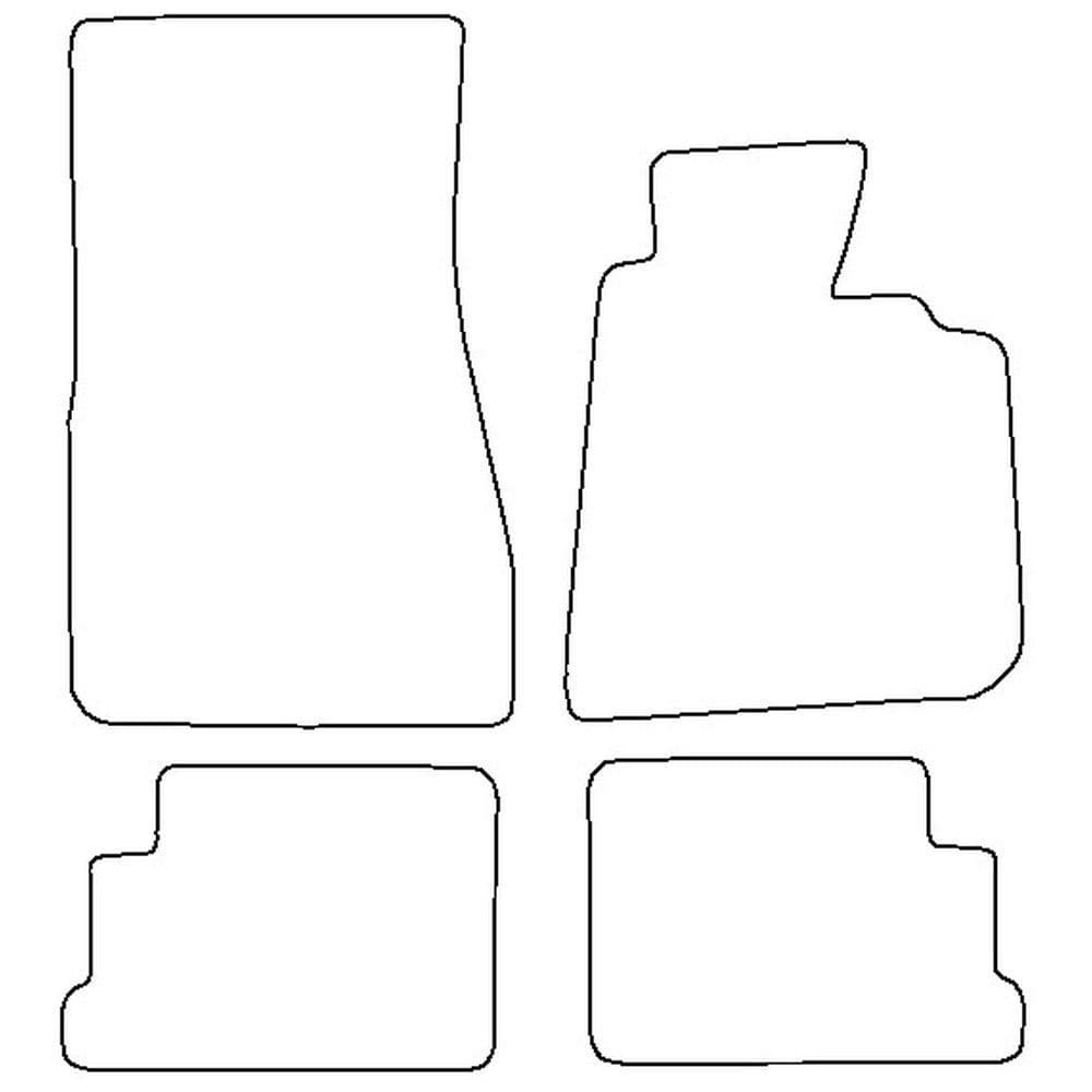 Autostyle Tailored Car Mats for BMW 6 Series Coupé E24 from 1976 to