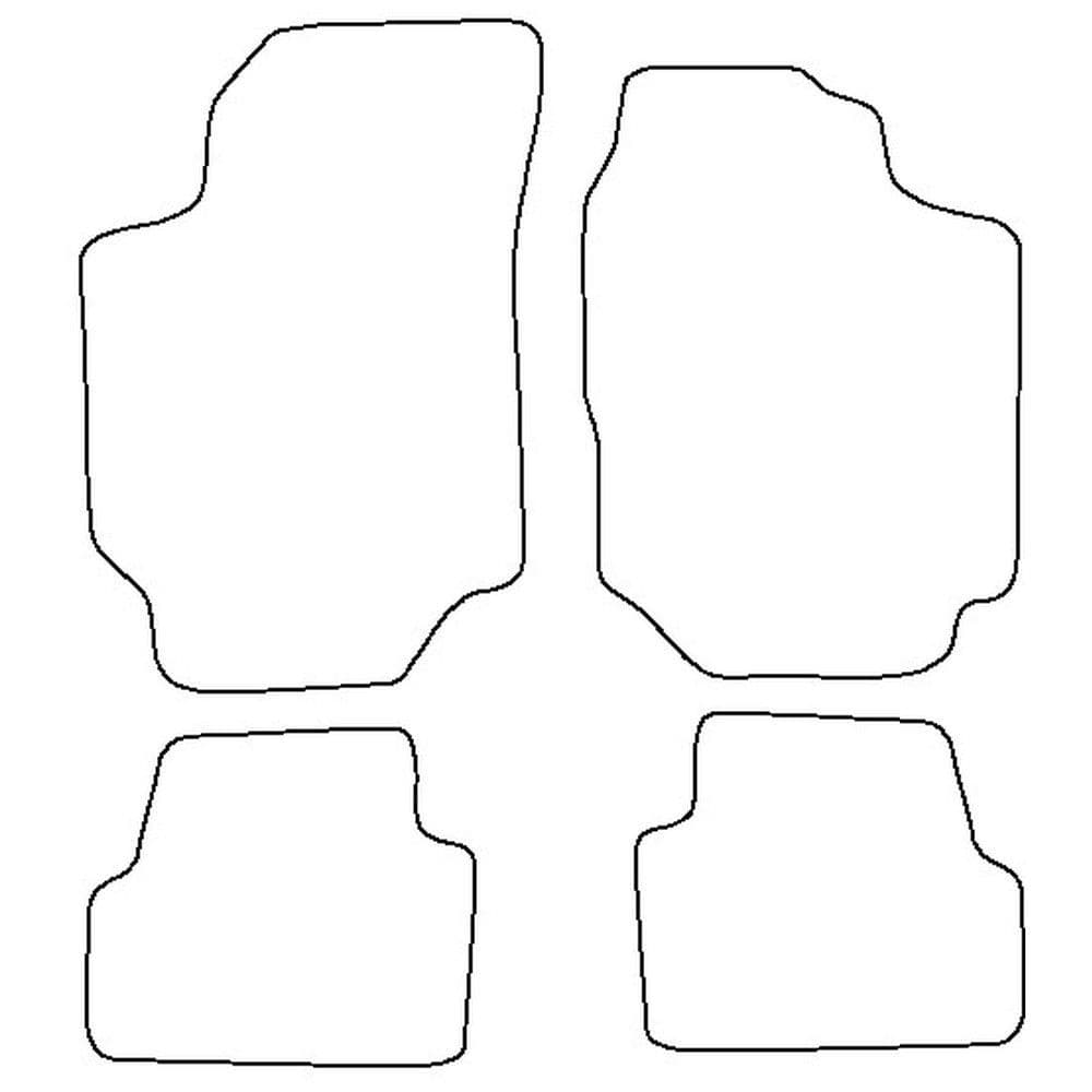 FORD Fiesta 2002 -2008 Mk6  -Tailored Carpet Car Mats