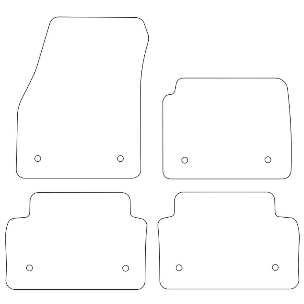 Autostyle Tailored Car Mats for Jaguar EPACE from 2017 onwards Cobra