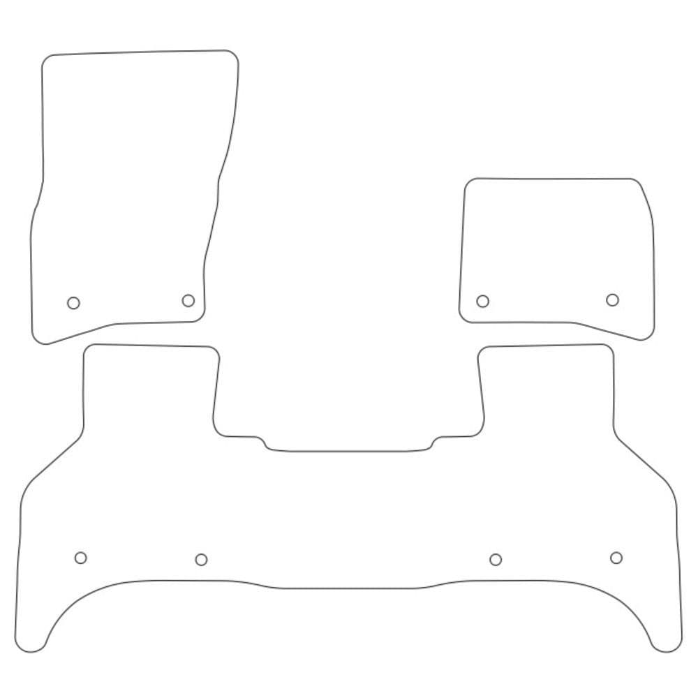 Autostyle Tailored Car Mats for Land Rover DEFENDER L663 110 5 Seater