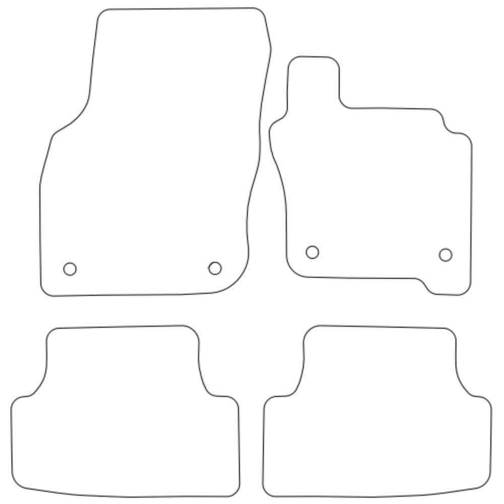 Autostyle Tailored Car Mats for Volkswagen GOLF MK8 GTE HYBRID from