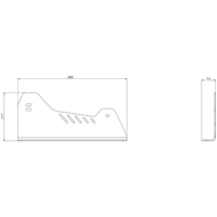 Cobra L Shaped Steel Side Mounts