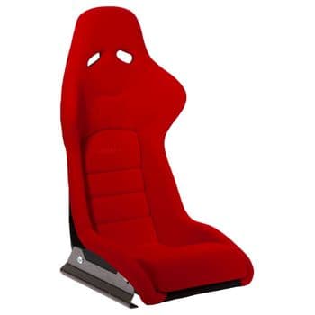 Cobra Nogaro Clubsport Seat (with Harness Slots) - Ebisu Edition - Red Nylon - Large Logo