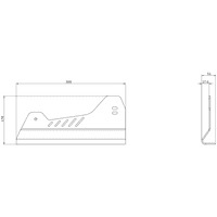 Cobra Tall 4mm Steel Side Mounts
