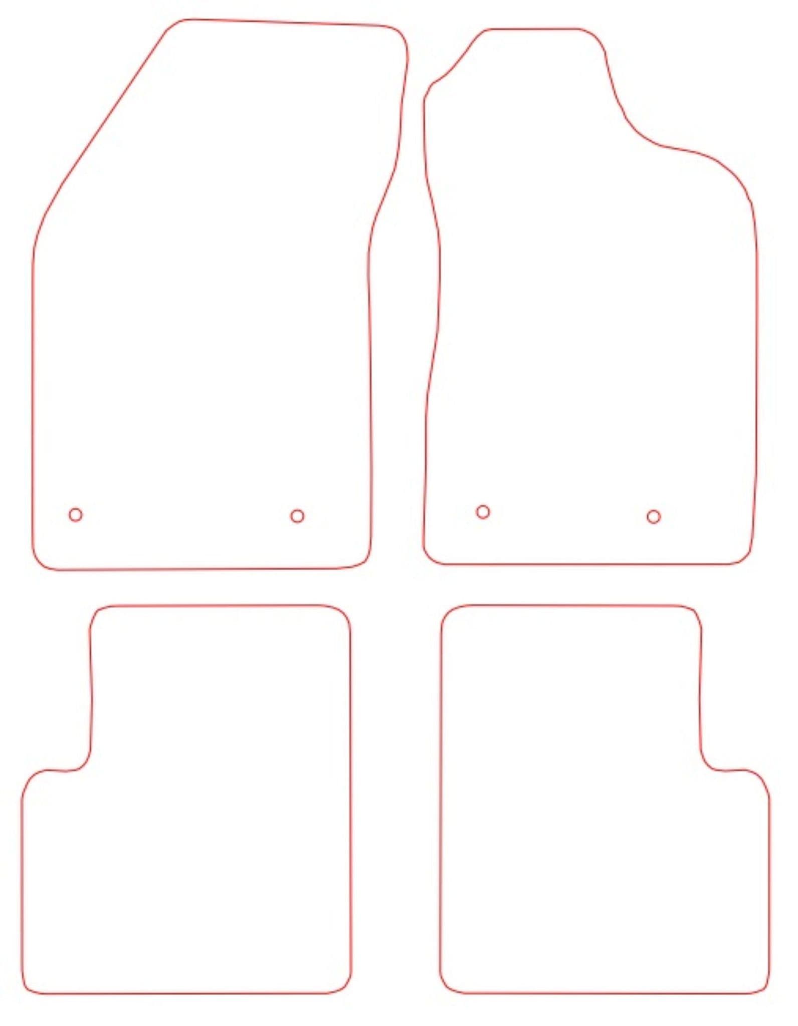 Autostyle Tailored Car Mats for Alfa Romeo GIULIETTA Manual from 2014 ...