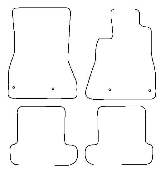 Autostyle Tailored Car Mats for Lexus SC 430 from 2002 to 2010 Cobra Seats Shop