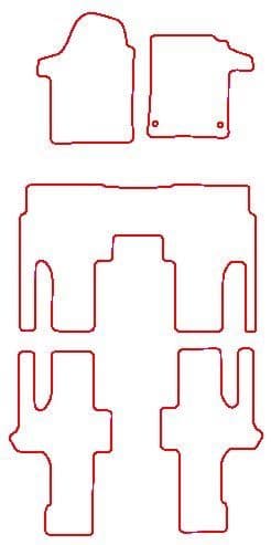 Mercedes Benz Rubber Floor Mats