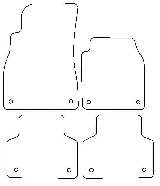 Autostyle Tailored Car Mats for Audi Q8 from 2018 onwards Cobra Seats