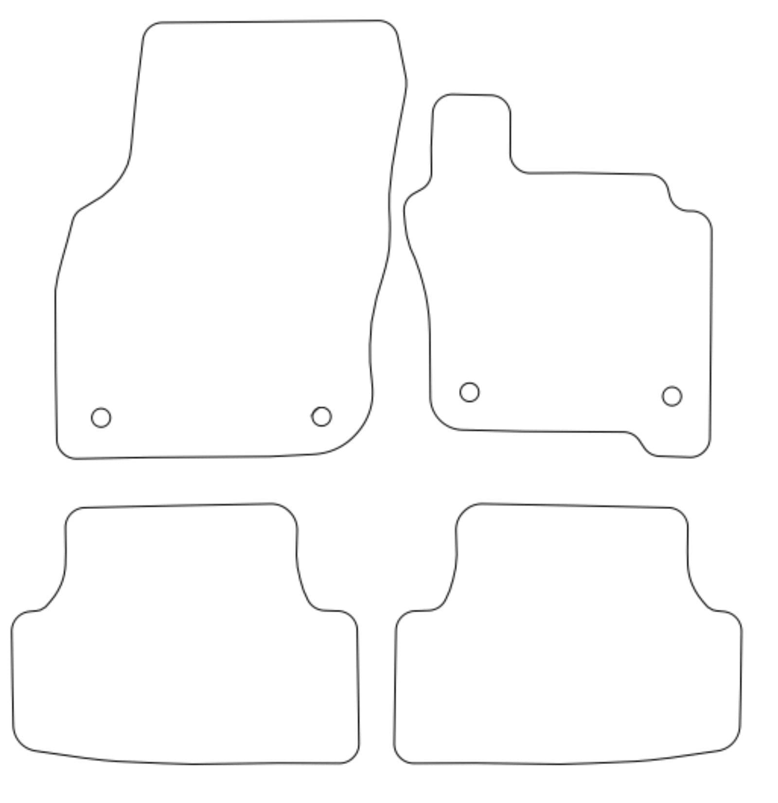 Autostyle Tailored Car Mats for Volkswagen GOLF MK8 GTE HYBRID from