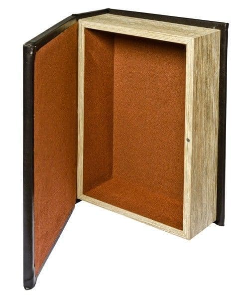 Mirrored Crystal Ball Storage Book Box Looks like a book