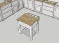 800mm Free Standing Mini Island