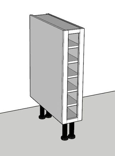 In-Frame Adjustable Single Wine Rack