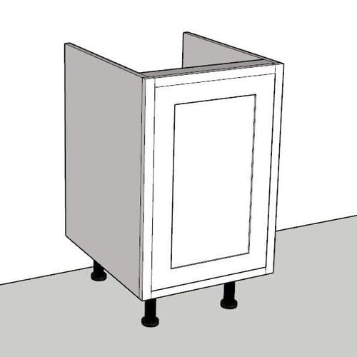 In-Frame Adjustable Style 1 Door Base Unit 500mm Wide