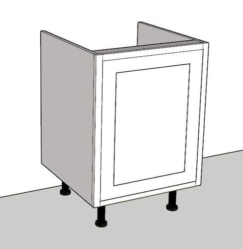 In-Frame Adjustable Style 1 Door Base Unit 600mm Wide