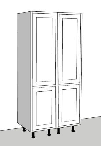 In-Frame Adjustable Style 1000mm Larder Unit With Spice Racks