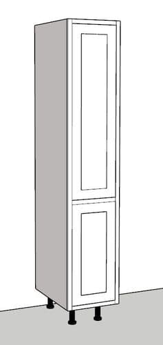 In-Frame Adjustable Style 2 Door Larder Unit 400mm Wide